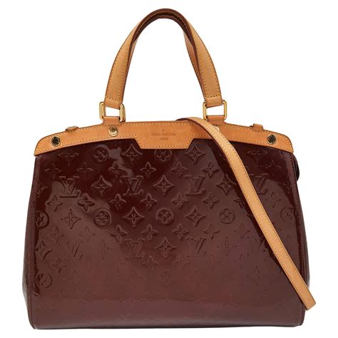 Louis Vuitton Amarante Monogram Vernis Brea GM Bag 